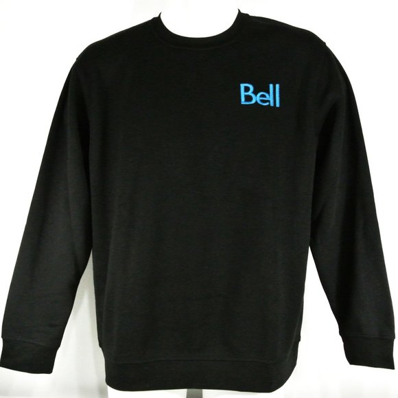 BELL Canada Telephone Employee Uniform Black Sweatshirt NEW Size XL - Picture 1 of 9